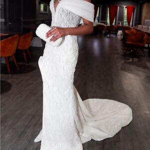 Elegant White Prom Dress